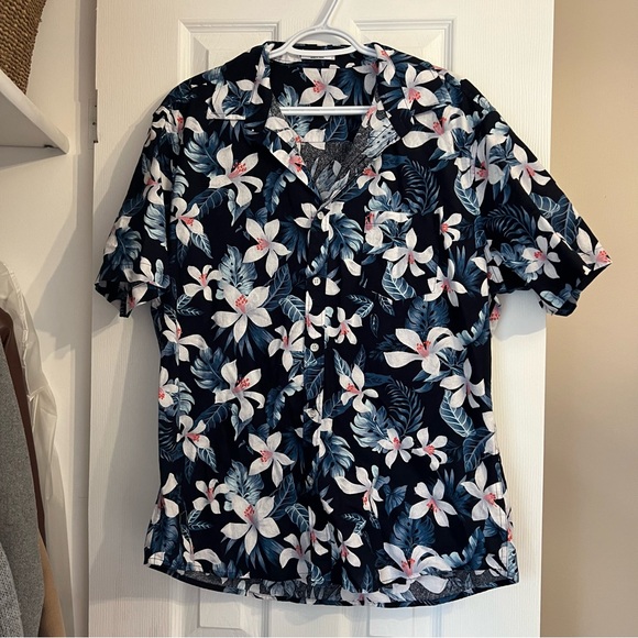 COOFANDY Floral Button Down Shirt - Picture 2 of 5